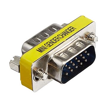 （まとめ）変換名人 変換プラグ VGA（オス）→VGA（オス）中継 VGAA-VGAAN×20セット