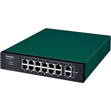 パナソニックESネットワークス 14ポート レイヤ2スイッチングハブ GA-AS12T PN25121