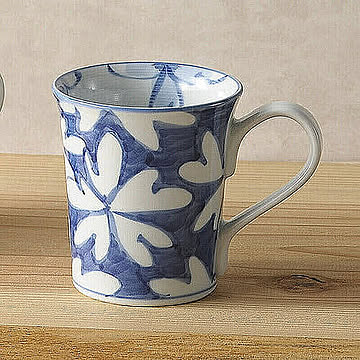 林千作 かれんマグカップ ブルー 管理No. 4948545273045