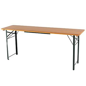 テーブル 折りたたみ式 BEER TABLE 180 DARK GREEN F21-0396L 幅1790x奥行495x高さ750mm ダルトン