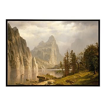 世界の古い絵画 レトロポスター デジタルリマスターMerced River Yosemit【bn-poster-3833】