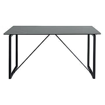 あずま工芸 フォート セラミックトップテーブル 組立式 幅1400x奥行800x高さ720mm