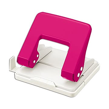 まとめ ライオン事務器 2穴パンチ 20枚穿孔ピンク BP-20 1台  ×30セット