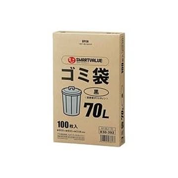 （まとめ）ジョインテックス ゴミ袋LDD黒70L 100枚 N138J-70【×3セット】
