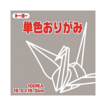 （まとめ）トーヨー 単色おりがみ 15.0cm はい×30セット