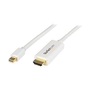 まとめStarTech MiniDisplayPort - HDMI変換ケーブル 2m MDP2HDMM2MW 1本×2セット