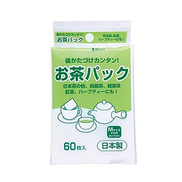 (まとめ) アートナップ お茶パック (ひもなし) 1パック(60枚)  【×100セット】