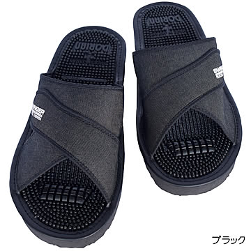 健康サンダル メンズ おしゃれ デニム 室内 竹ふみ サンダル 足ツボ スリッパ ギフト 快適フミフミ 健康スリッパ ドリアン 大きいサイズ