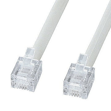 サンワサプライ エコロジー電話ケーブル(ノーマル) TEL-EN-10N2 管理No. 4969887849927