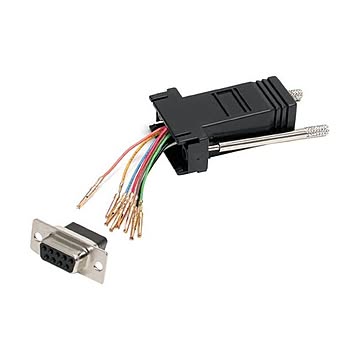 まとめStarTechDB9-RJ45変換アダプタ D-Sub 9ピンメス-RJ45メス GC98FF 1個×10セット