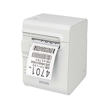 エプソン サーマルレシートプリンター/80mm/USB・有線・無線LAN/ラベル印刷対応/クールホワイト TML90UE431