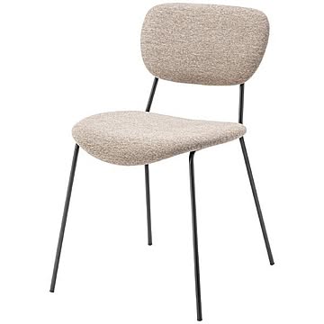 東谷 MYS-501 チェア 2脚入 完成品 幅48x奥行55x高さ75cm ベージュ