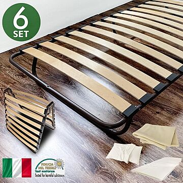 イタリア製 折りたたみベッド シングル 白樺 ベッドフレーム 寝具セット 新生活