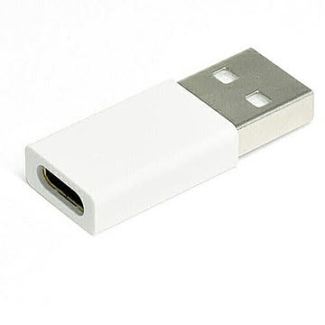 TypeC→USB2.0(A)変換コネクター (ホワイト) TCU20A-WH 管理No. 4520008245556