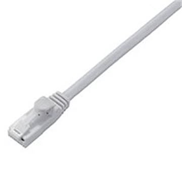 RoHS指令準拠 CAT5E対応 爪折れ防止 LANケーブル 15m／簡易パッケージ仕様（ホワイト）