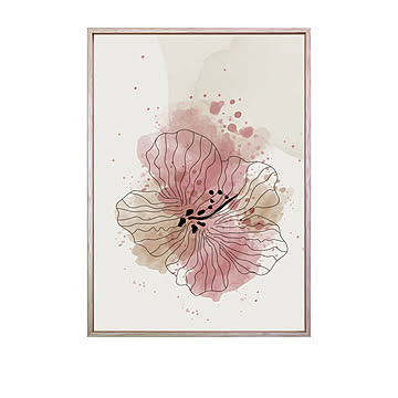 Flower アートポスター（フレーム付き） m12940