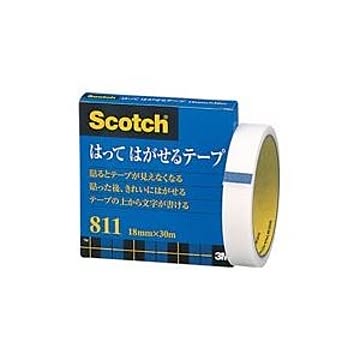 （まとめ）スリーエム 3M メンディングテープ 811-3-18 18mm×30m【×10セット】