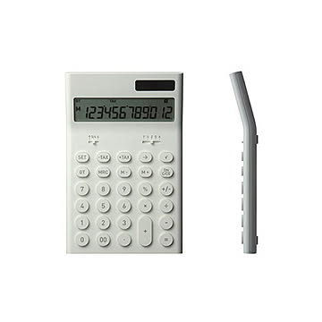 ±0 プラスマイナスゼロ 電子計算機 M Calculator M ZZD-J010 / 電卓 ソーラー電池 自動節電機能 定数計算 メモリー計算 パーセント計算 開平計算 税計算 シンプル