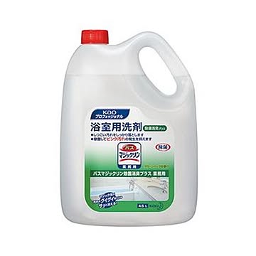 （まとめ）花王 バスマジックリン 除菌消臭プラス業務用 4.5L 1本【×5セット】