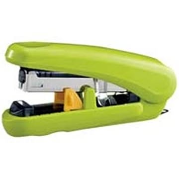 （まとめ）プラス フラットホッチキス ピタヒット ST-010X 緑×10セット
