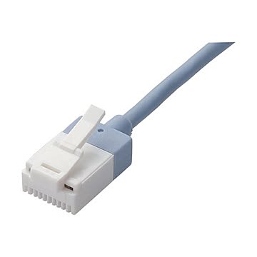 まとめエレコムツメ折れ防止スーパースリムLANケーブル Cat6A準拠 ブルー 7m LD-GPASST/BU70 1本×3セット
