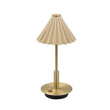ORIGAMI LAMPポータブル ブラス マットベージュ  テーブルランプ おしゃれ 充電式 LED 北欧 ブラス レトロ テーブルライト かわいい 卓上ライ