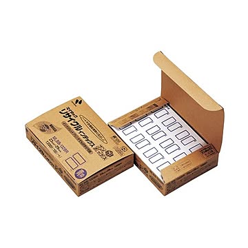 (まとめ) ニチバン マイタックリサイクルインデックス ブンボックス 中 23×29mm 青枠 MLBB-132BR1パック（1200片：12片×100シート） 【×10セット】