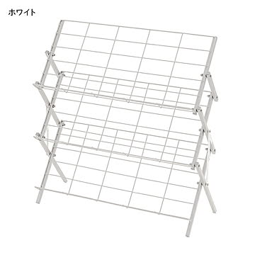 ラック 完成品 折りたたみ式 フォールディング シューズラック MIP-68 幅70x奥行27x高さ70cm 東谷
