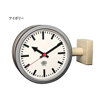掛け時計 組立式 DOUBLE FACE CLOCK 170D2 YR-0643 幅285x奥行90x高さ205mm ダルトン