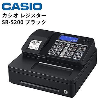 カシオ レジスター SR-S200 Bluetoothレジ ブラック