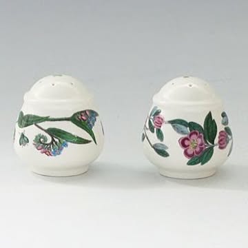 ポートメリオン　ボタニックガーデン　ソルト&ペッパー Rhododendron/Forget-me-not　BG50250　洋食器　イギリス　ボタニック