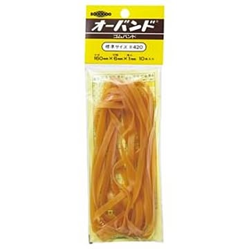 (まとめ) 共和 オーバンドパック #420 内径101.5mm GN-410 1パック（10本） 【×30セット】
