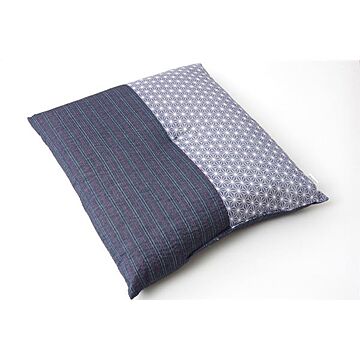いぶき 銘仙判 座布団 2枚組 綿100% ブルー 約55cm×59cm 日本製