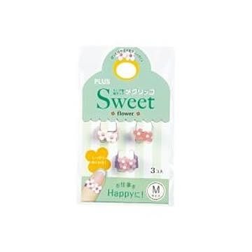 (業務用100セット) プラス メクリッコ SWEET KM-302SB-3 フラワー2 M 3個