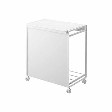 tower タワー (山崎実業) 蓋付き目隠し分別ダストワゴン 3分別 LIDDED GARBAGE SORTER ゴミ箱 ごみ箱 レジ袋用 リサイクル 資源ゴミ 分別回収 空き缶 ペットボトル 瓶