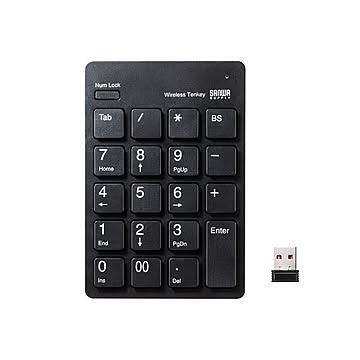 サンワサプライ ワイヤレスUSBテンキー NT-WL20BK