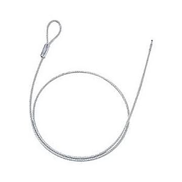 （まとめ）サンワサプライ eセキュリティ（ワイヤー、1.5m・6.0mm） SLE-9W-15【×10セット】