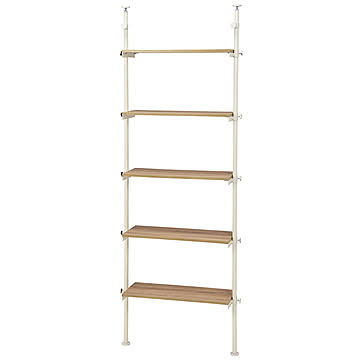 突っ張りラック ホワイト幅70