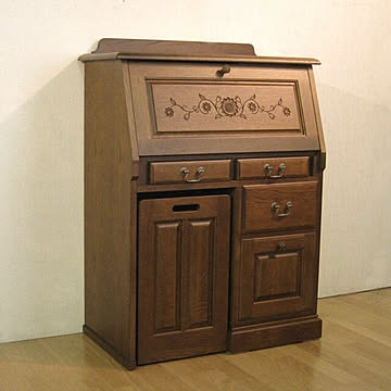 国産 ライティングドレッサー イス付き