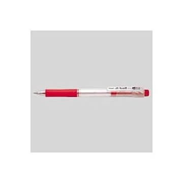 （まとめ） ぺんてる ドット・イー（.e）ボール 極細（0.5mm） BK125-B 赤 1本入 【×30セット】