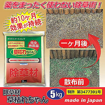 旭東 除草材「草枯れちゃん」5kg 801544 管理No. 4936980520695