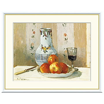 額絵 林檎と水差しのある静物 カミーユ・ピサロ 61x49.5cm 三幸
