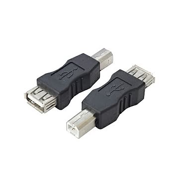 変換名人 変換プラグ USB A(メス)→USB B(オス) USBAB-BA