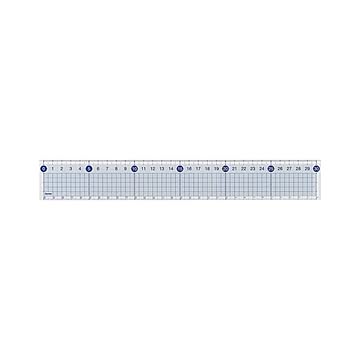 （まとめ） レイメイ藤井 すべらないカッティング定規 30cm 【×10セット】