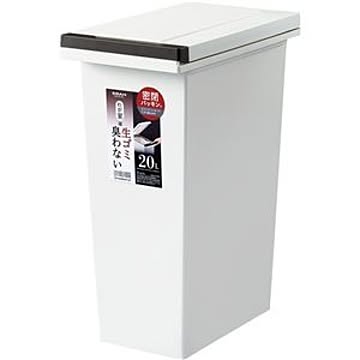 エバンMP パッキン プッシュペール 20L ダストボックス セット10 ホワイト 幅20.3cm ふた付き