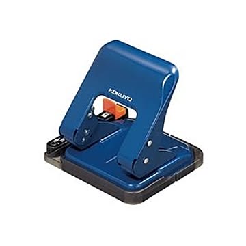 （まとめ） コクヨ 2穴パンチ ラクアケ 25枚穿孔青 PN-G25B 1個 ×5セット