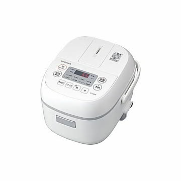 TOSHIBA マイコン炊飯器 3合炊き ホワイト RC-5MFM-W