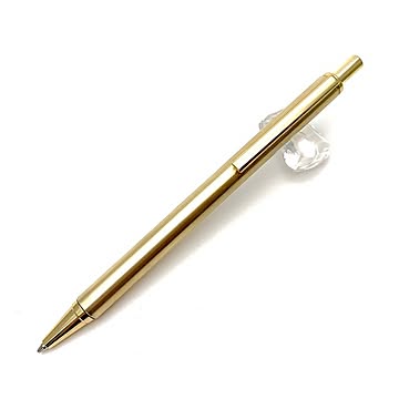 金属 シャープペンシル/文房具 【真鍮 ゴールドカラー】 日本製 文具 オフィス用品 ステーショナリー 『Metal Pen』