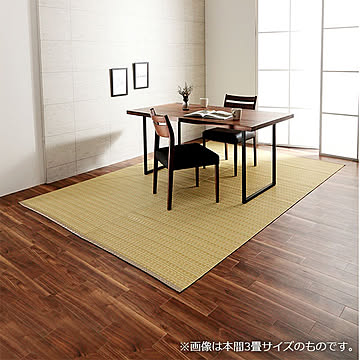 イケヒコ・コーポレーション ポリプロピレンラグ バルカン 3畳 ベージュ 2102202