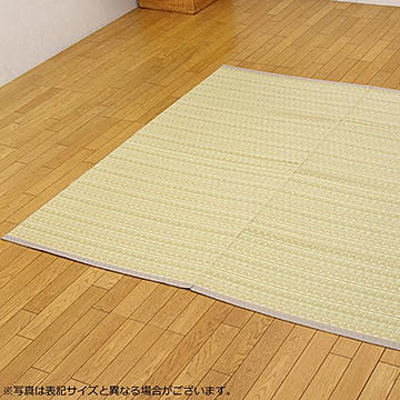 イケヒコ・コーポレーション バルカン 洗えるポリプロピレンラグ ベージュ 本間8畳 2102212